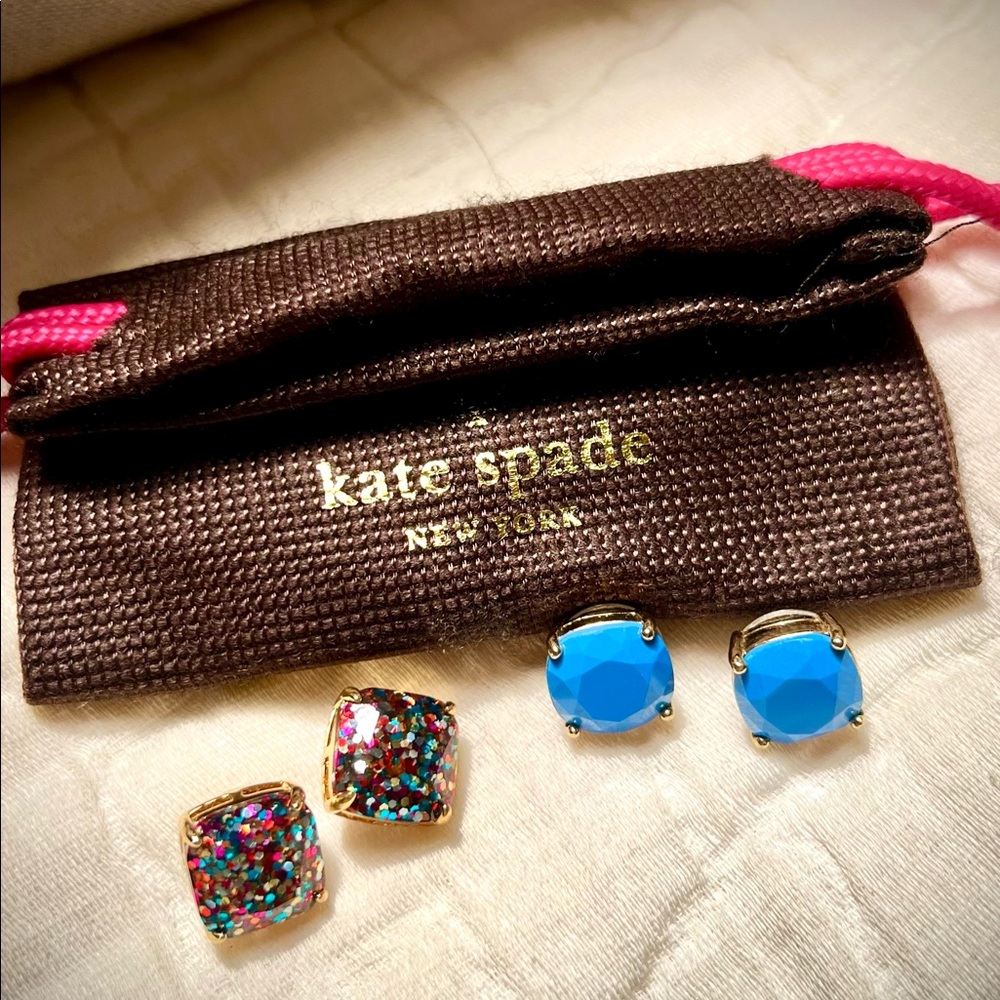 2 Pairs of Kate Space Stud earrings